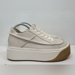 Women's Grey UGG easy does it lace up Platform Sneakers size 10